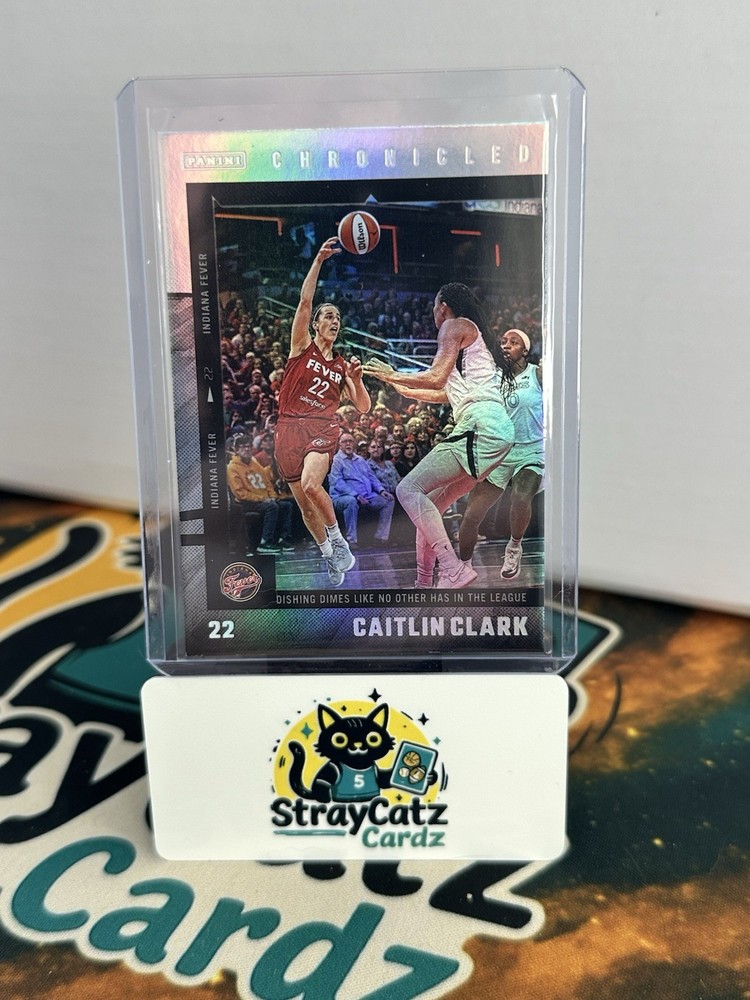 2025 Panini Caitlin Clark Chronicled WNBA Card #11 Holo Foil SP Fever