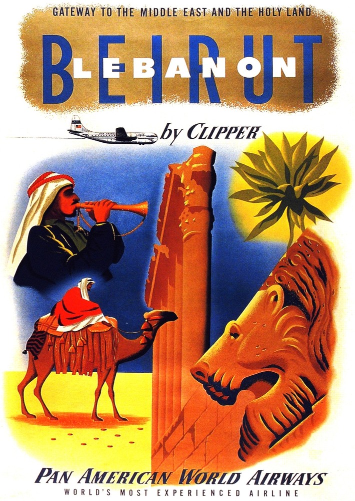 5611.Decoration Poster.Lebanon.Beirut.Travel.Room wall home.Interior design art