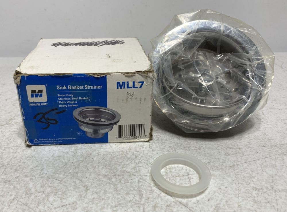 Mainline MLL7 Sink Basket Strainer Brass Body Stainless Steel