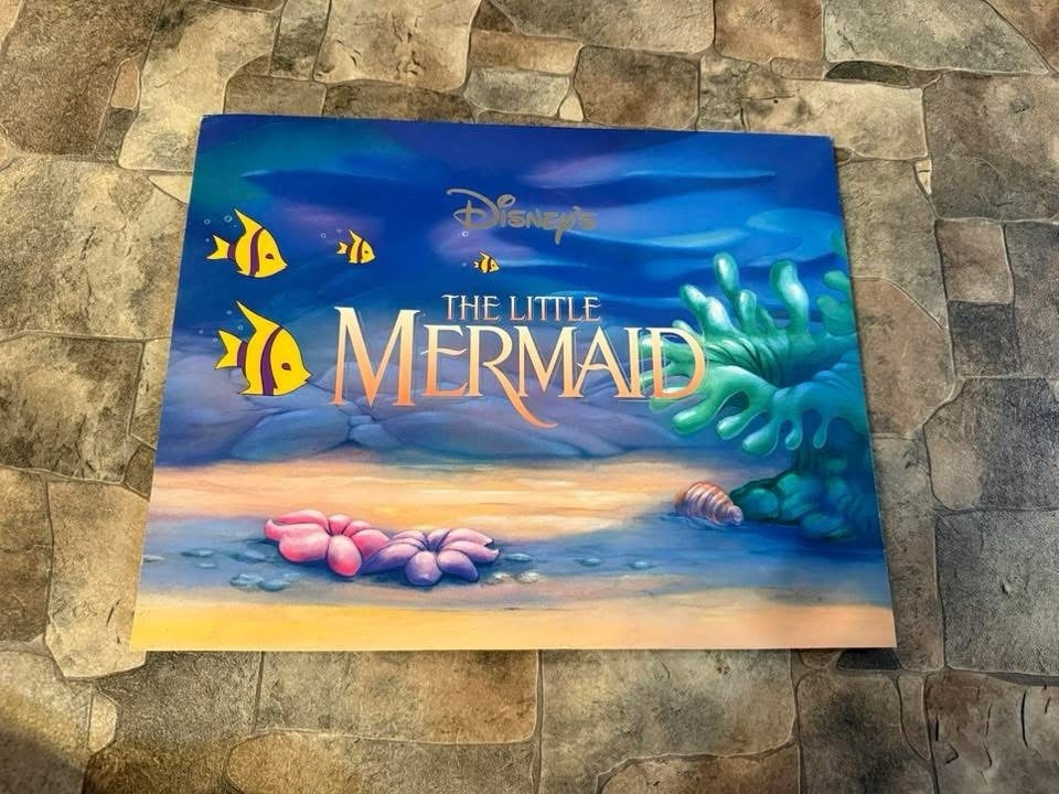 Disney Store The Little Mermaid Exclusive Lithograph Art Print Poster  