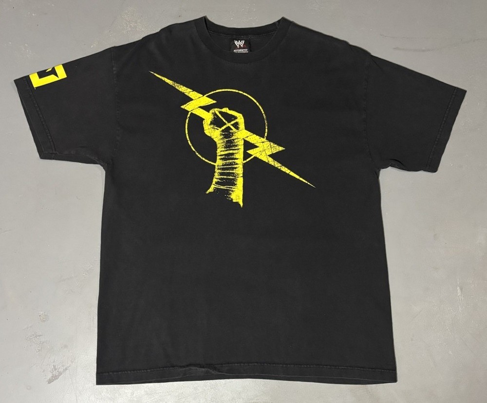 Vintage 2000s WWE CM Punk Nexus t Shirt Black Y2K Size XL