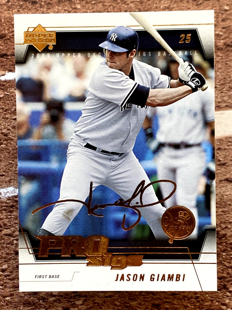 Jason Giambi 2005 Upper Deck Pro Sigs #60 New York Yankees