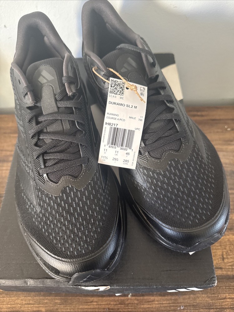 Size 11.5 - Men’s Adidas Duramo SL 2.0 M Triple Black Brand New With Box