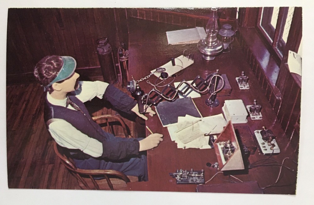 Minnesota MN Hinckley Fire Museum Depot Agent Office Postcard Old Vintage Card