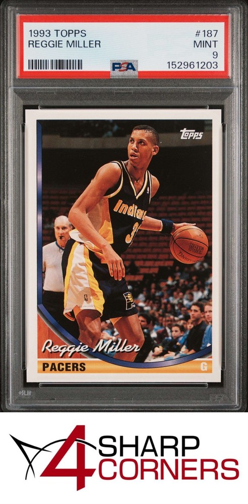 1993 Topps #187 Reggie Miller Pacers Hof Pop 2 Psa 94SC: Leading the industry in consignment services!