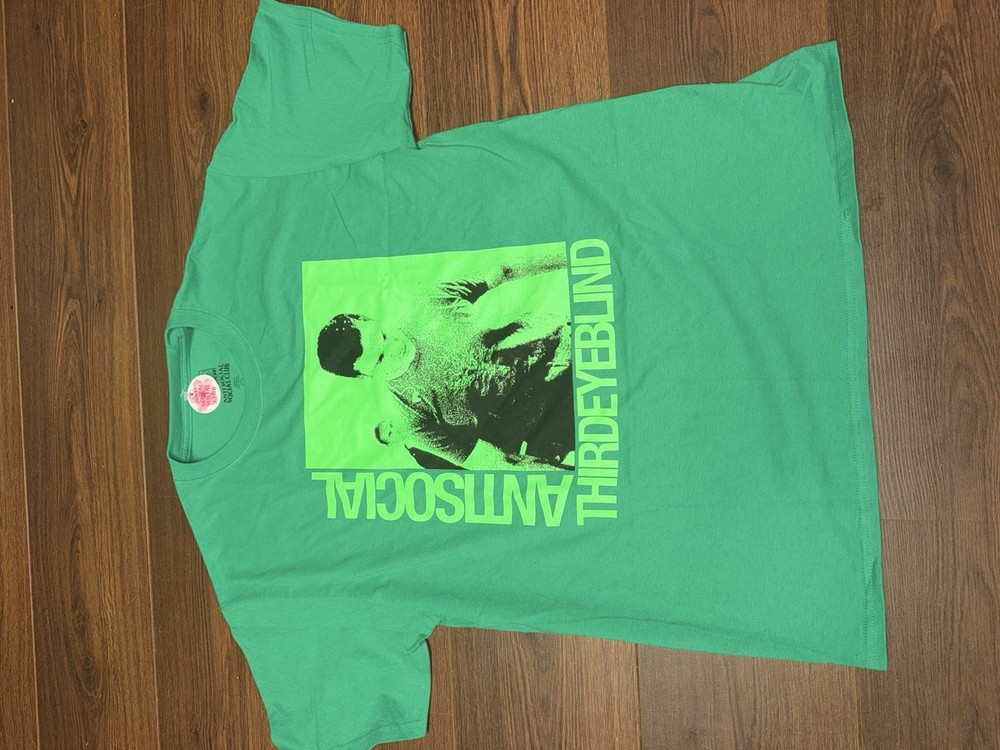 ANTI SOCIAL SOCIAL CLUB Simi Charmed Life Tee(L) - Kelly Green - THIRD EYE BLIND