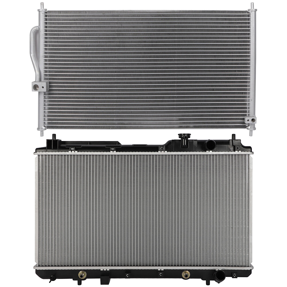 PICKOOR Aluminum Radiator & AC Condenser Cooling Kit For Honda CR-V 1997-2001