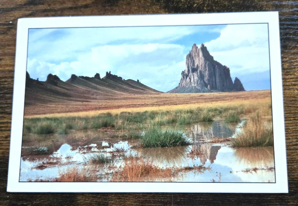 Vintage Postcard Navajo Indian Reservation Shiprock New Mexico NM Scenic