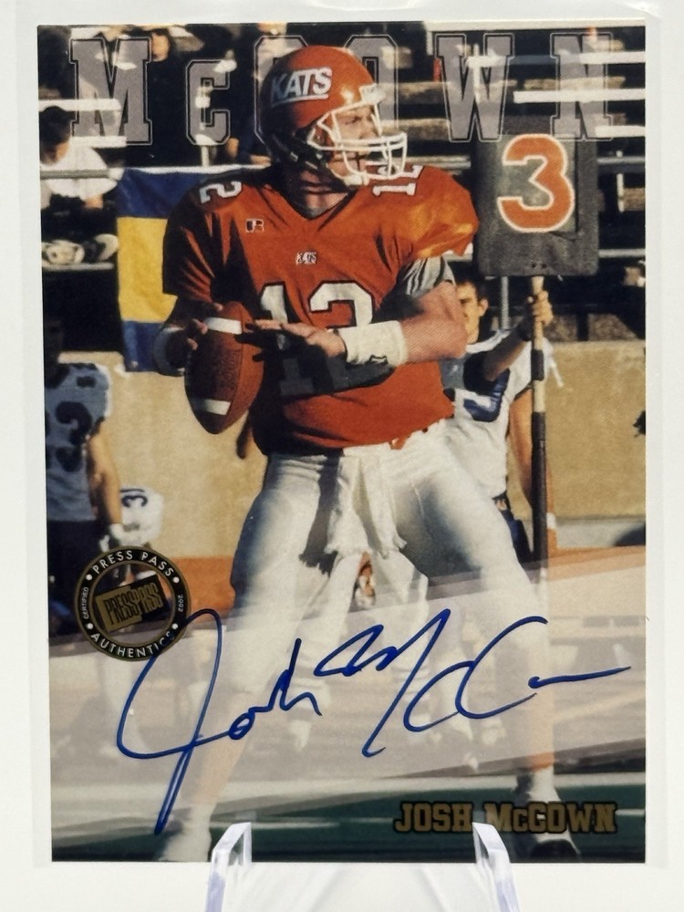 2002 Press Pass - Josh McCown Autographs (AU, RC)