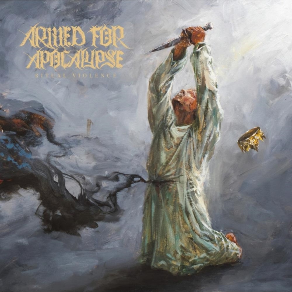 Armed For Apocalypse Ritual Violence Blue Black Splatter Vinyl LP