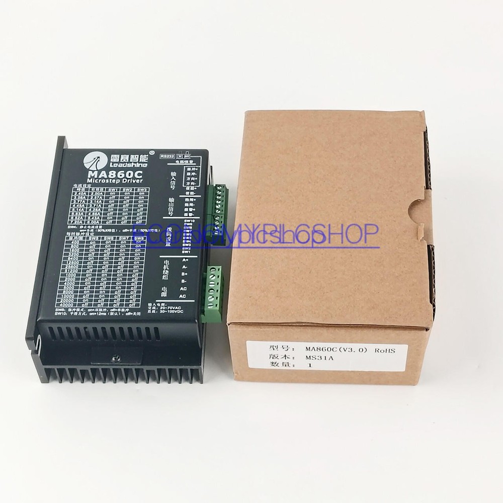 1PCS Leadshine 86 Two-phase Stepper Motor Driver MA860C V3.0 20-70VAC NEW