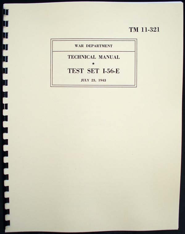 Weston 774 Type 4 Tube Tester Manual with Tube Data I-56-E Test Set
