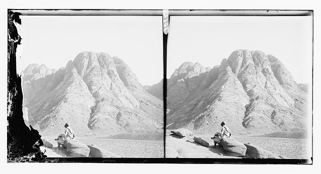 Mount Sinai Egypt 1900s Stereoscopic View Near Tor Red Sea Wady Hebran