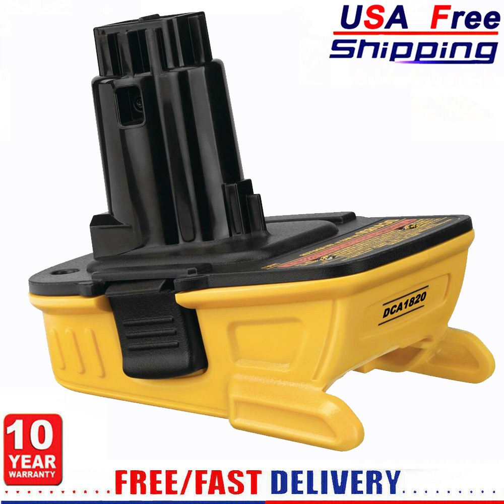DCA1820 20V to 18V Adapter for Dewalt Lithium Battery Compatible with 18V Nicd Tools