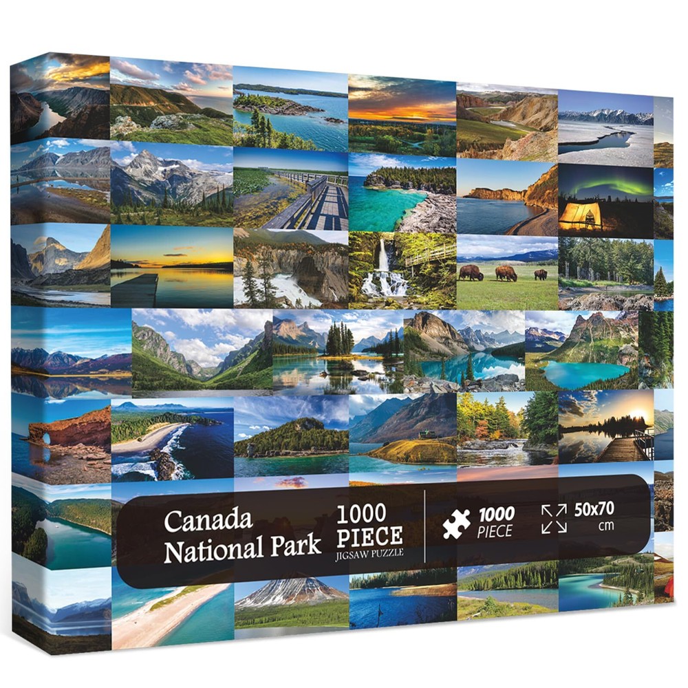 Canada National Parks Puzzles for Adults 1000 Pieces Nature Travel Landscape ...