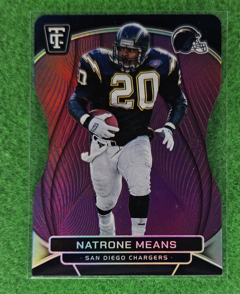 2024 Panini Totally Certified - Legends Natrone Means #191 Mirror Platinum...