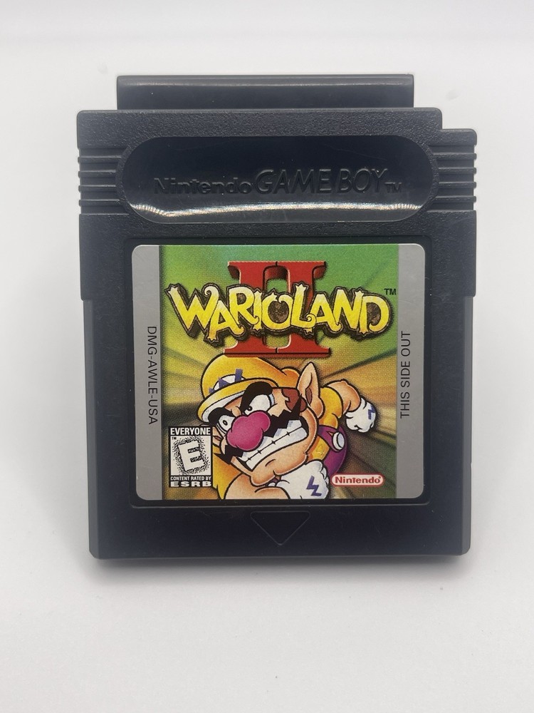 Wario Land II 2 Nintendo Game Boy Color Near Mint *New Battery* Authentic Tested