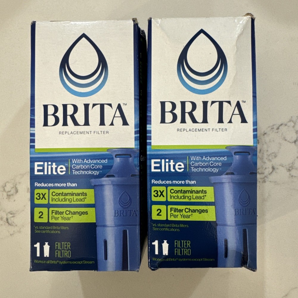 LOT OF 2 Brita Elite Replacement Water Filter for Pitcher OB06