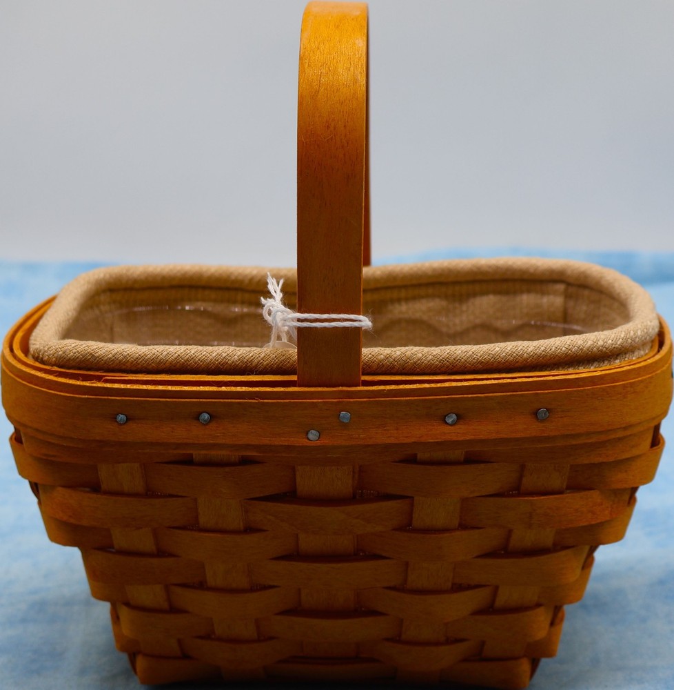 Longaberger 2008 Small Comforts Basket Liner Protector Fixed Handle