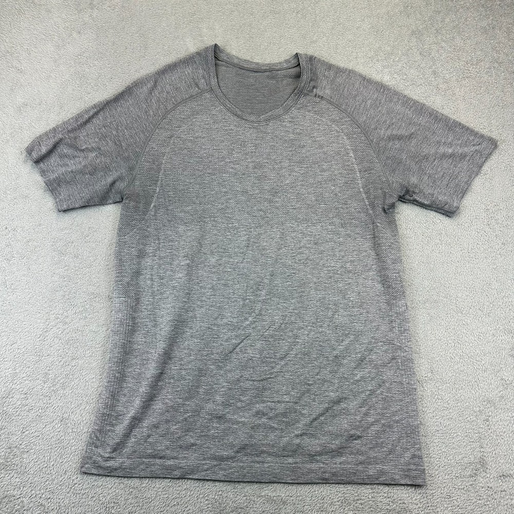 Lululemon Metal Vent Tech Men’s Running Short Sleeve T-Shirt Heather Gray
