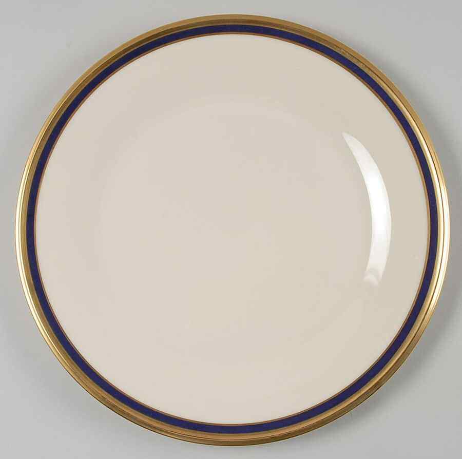 Plato de cena Lenox azul real 300514