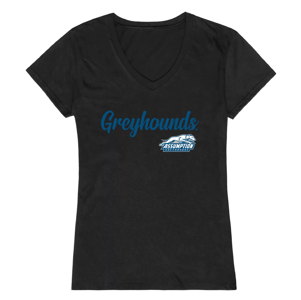 Assumption Greyhounds NCAA Script Tee Womens Vintage T-Shirt