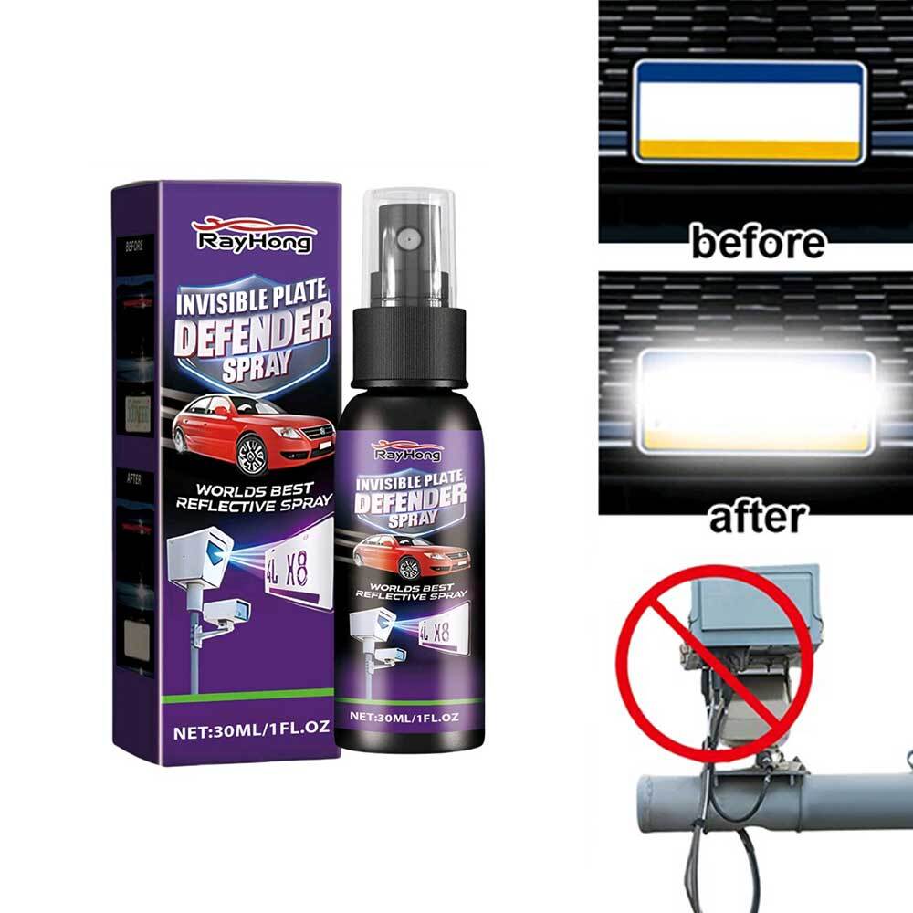 Invisible License Plate Defender Spray \ Car Plate Number Clear Coating Defense