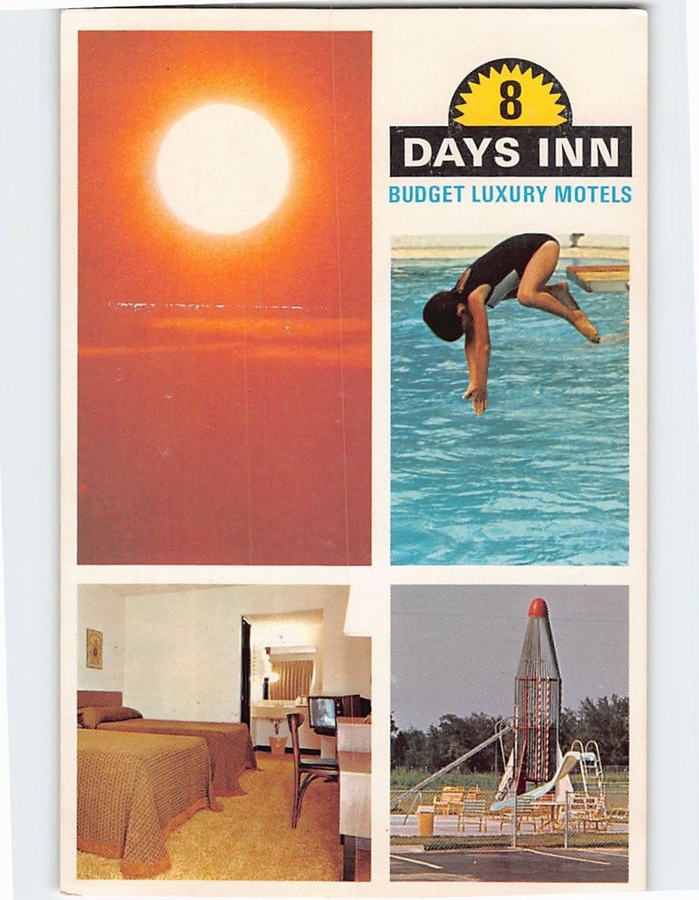 Postcard 8 Days Inn Atlanta Georgia USA