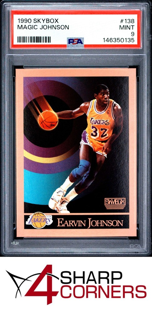 1990 Skybox #138 Magic Johnson Lakers Hof Psa 9Fulfilled by 4SC: eBay’s top consignment choice