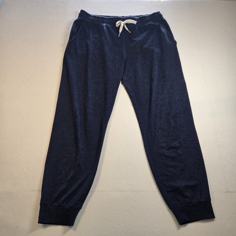 Vuori Men's Medium Joggers Blue Polyester Blend