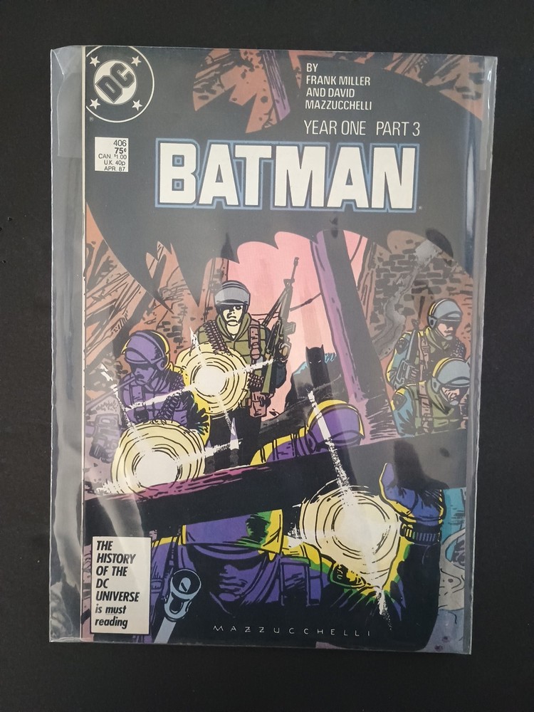 Batman #406, Year One Part 3, DC Comics, 1986Frank Miller / David mazzucchelli