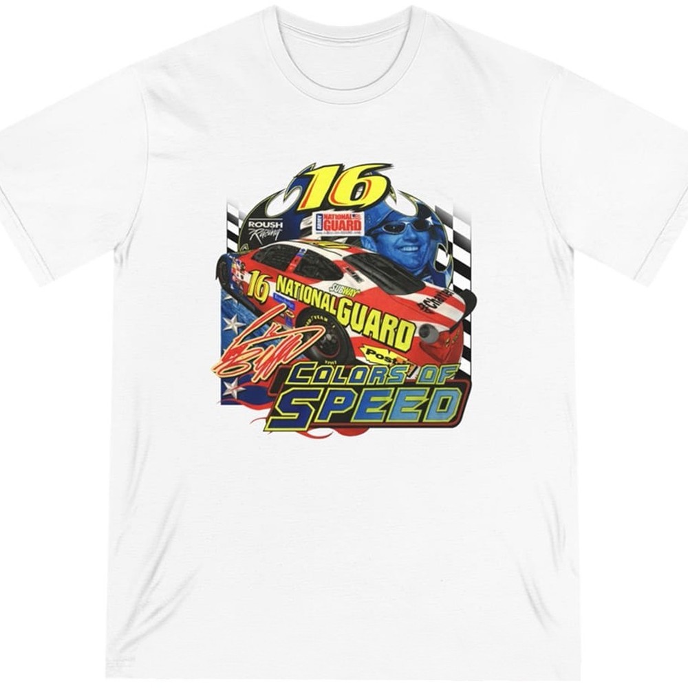 Greg Biffle white men Racing Big  Shirt 1999 size White