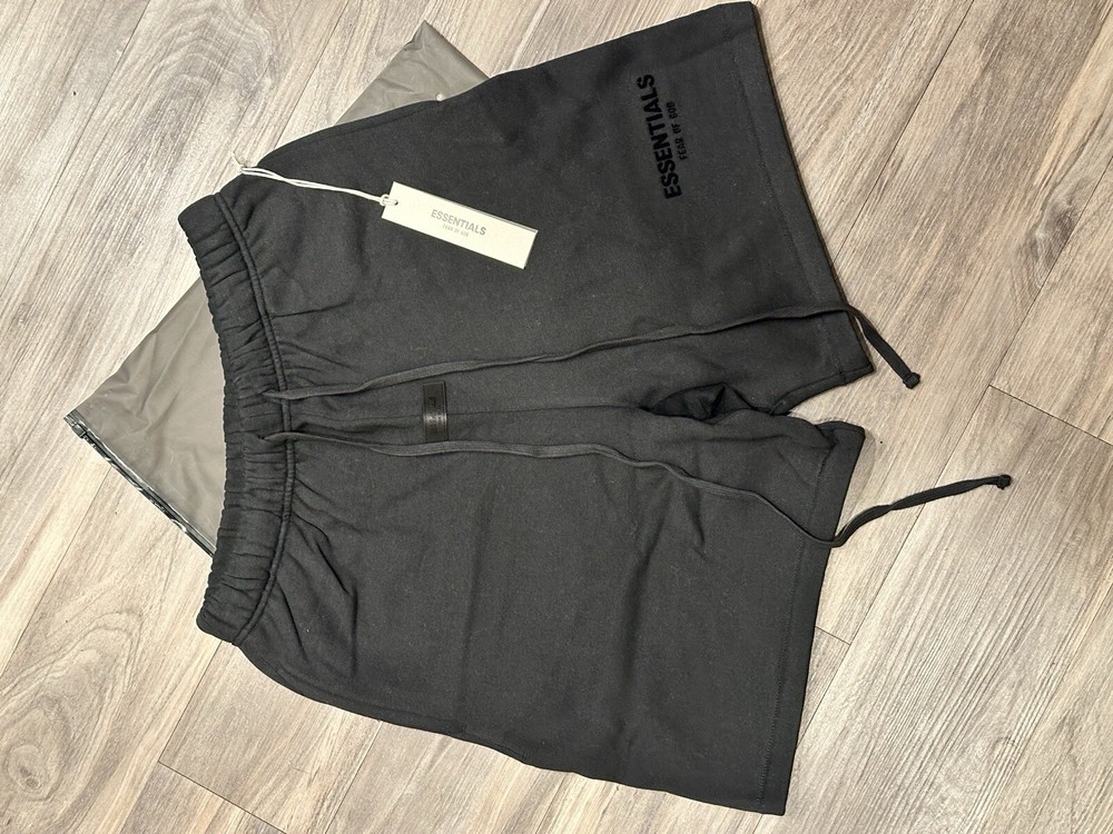 Fear of God Essentials Black Small Shorts for Men