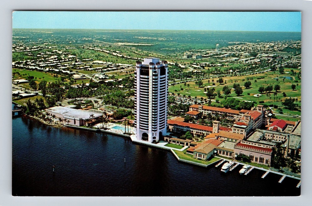 Boca Raton FL-Florida Aerial Boca Raton Vintage Postcard Standard Postal Post