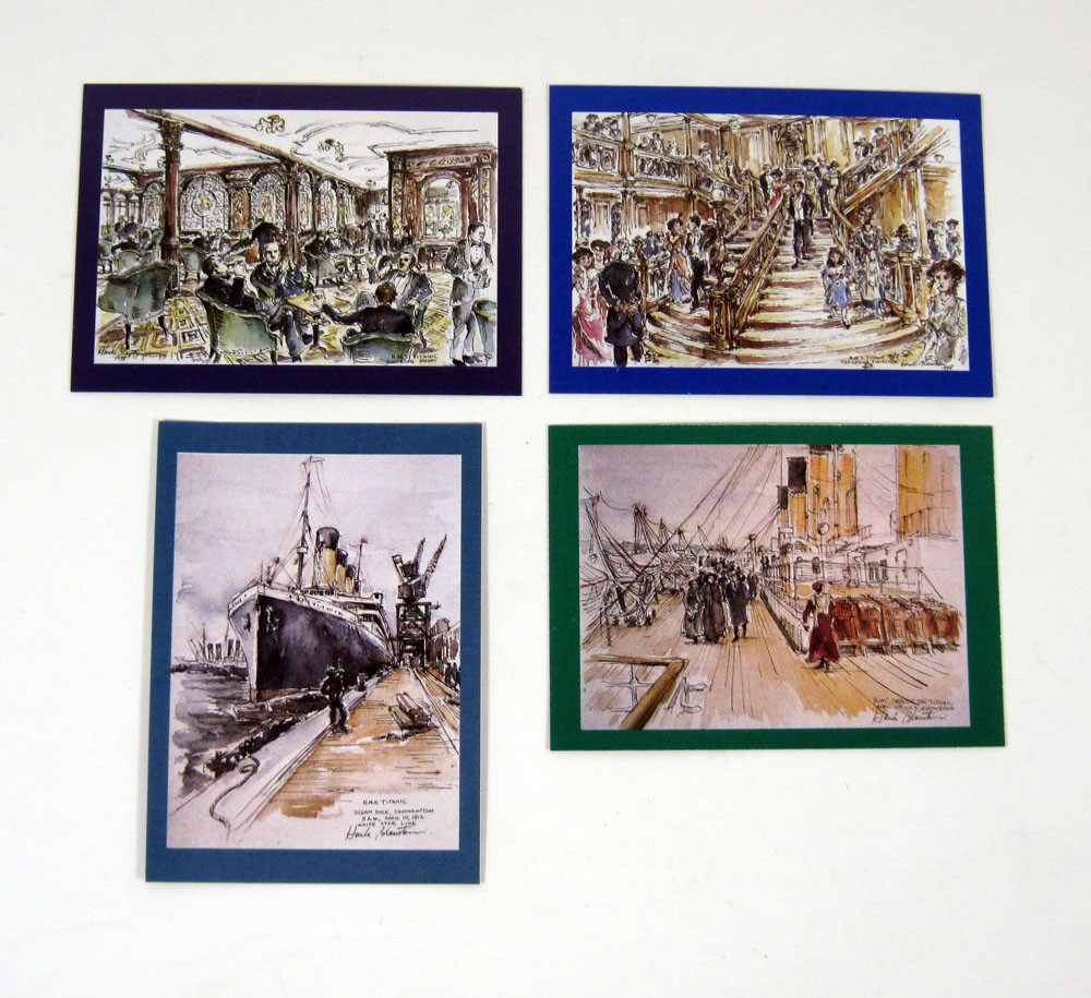 1998 Dart Flipcards Titanic Bonus Chase Card Set (4) Nm/Mt