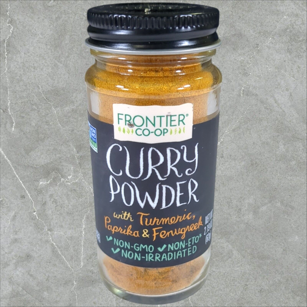 Frontier Co-Op Organic Curry Powder with Turmeric Paprika Fenugreek 2.19 oz