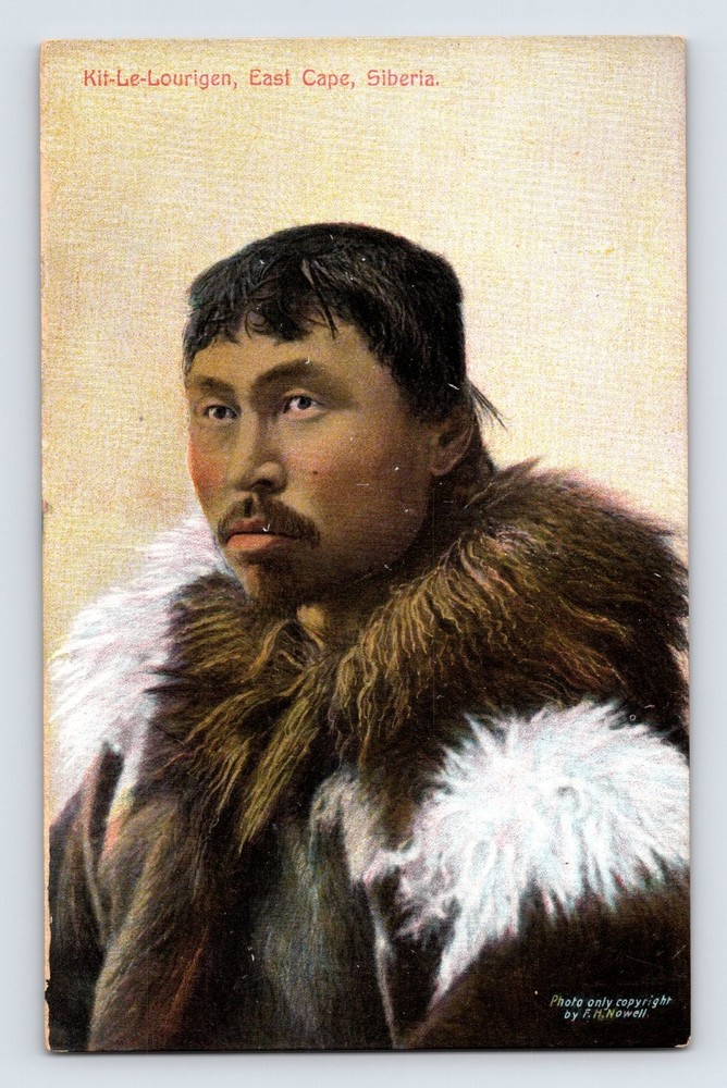 Kit-Le-Lourigen East Cape Siberia Vintage Lithograph Postcard 1909 Unposted