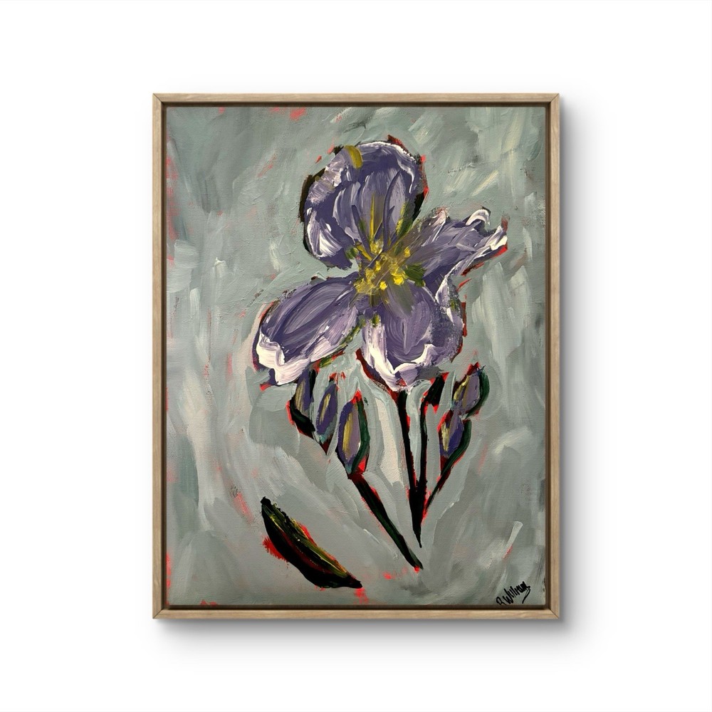 Original Art Signed 11x14 Expressionism Original Painting Flowers