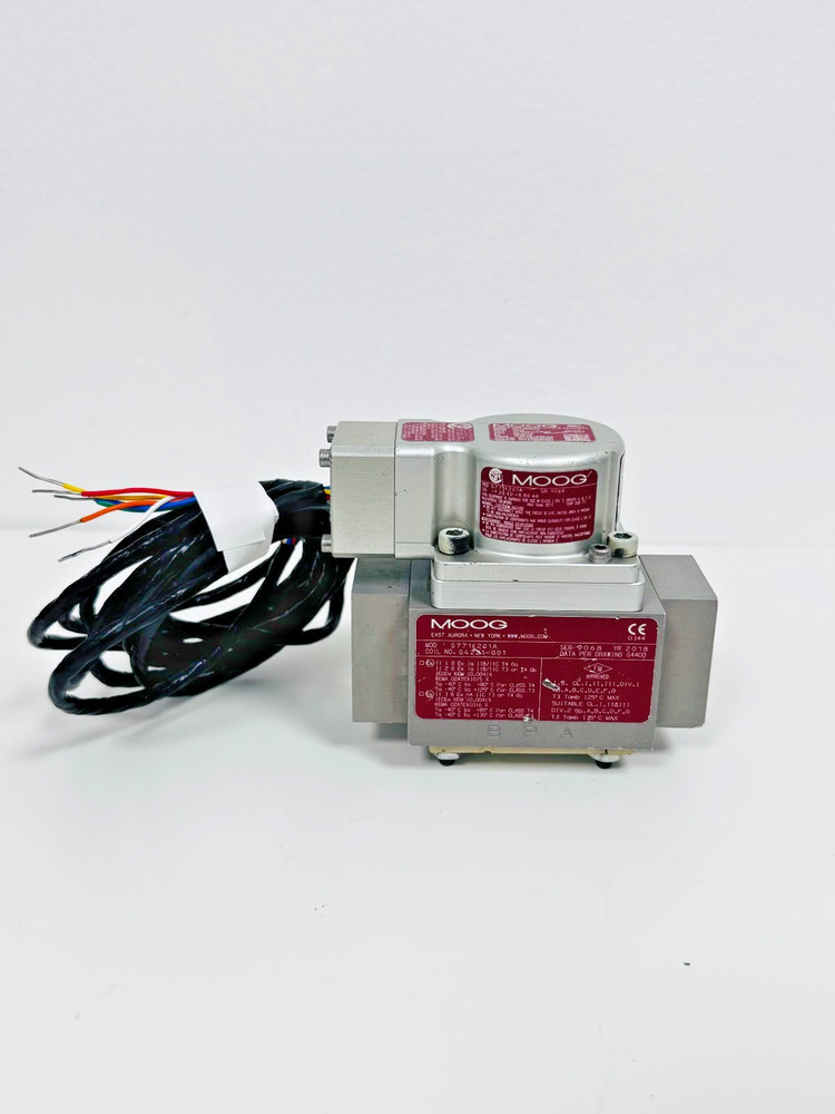 MOOG G771K201A Electro-Hydraulic Servo Valve 3000 PSI Industrial Control Valve