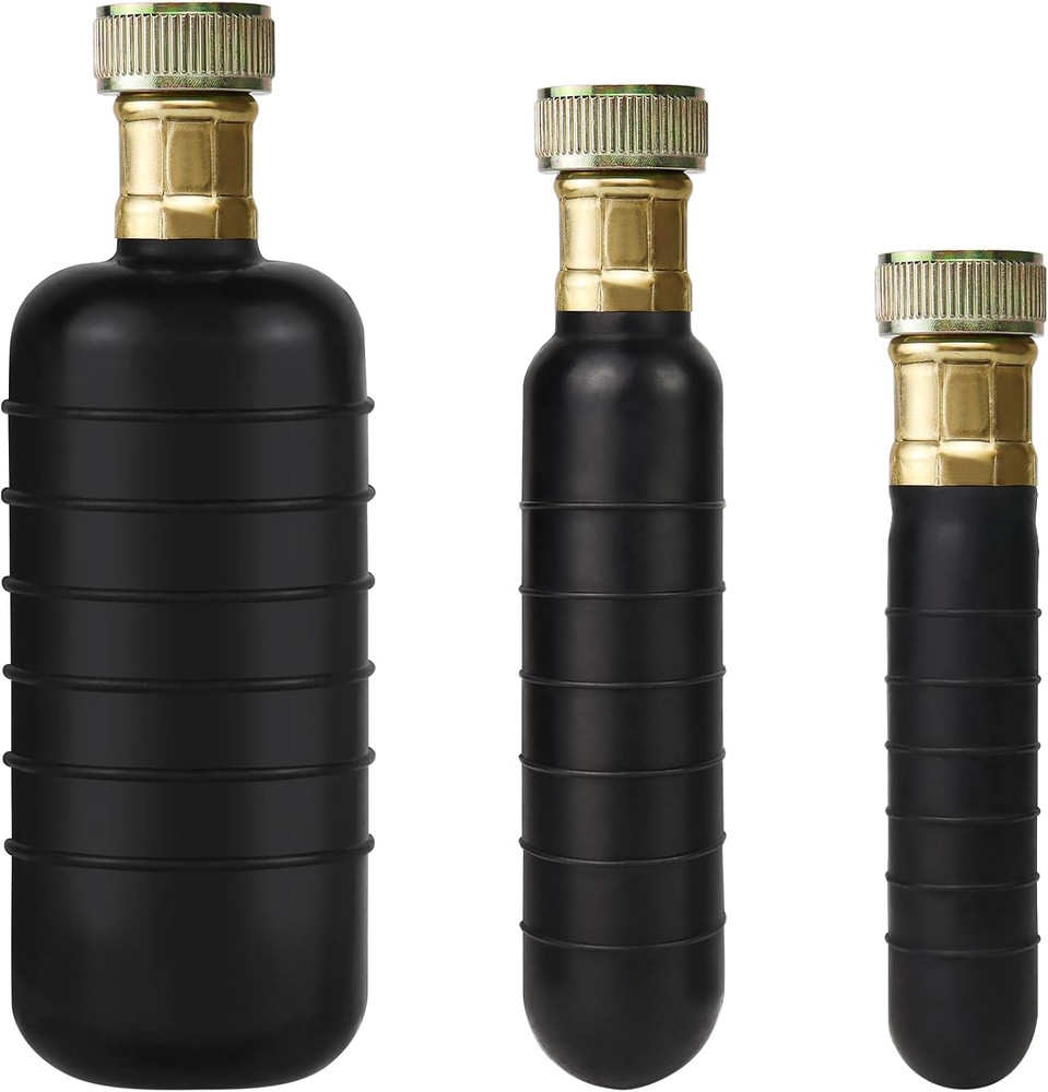 3PCS Drain Bladder Unclogger Main Sewer Line,Water-Powered Rubber Drain Cleaning