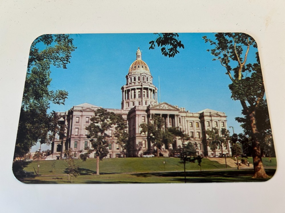 Colorado State Capitol overlooking the Civic Center Denver Colorado Postcard