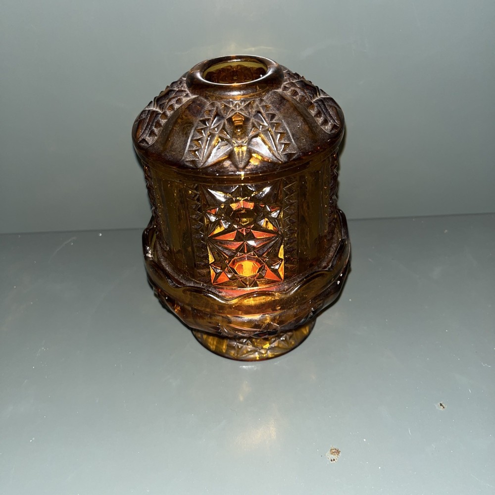LE Smith Stars and Bars AMBER 2pcs FAIRY Light Lamp