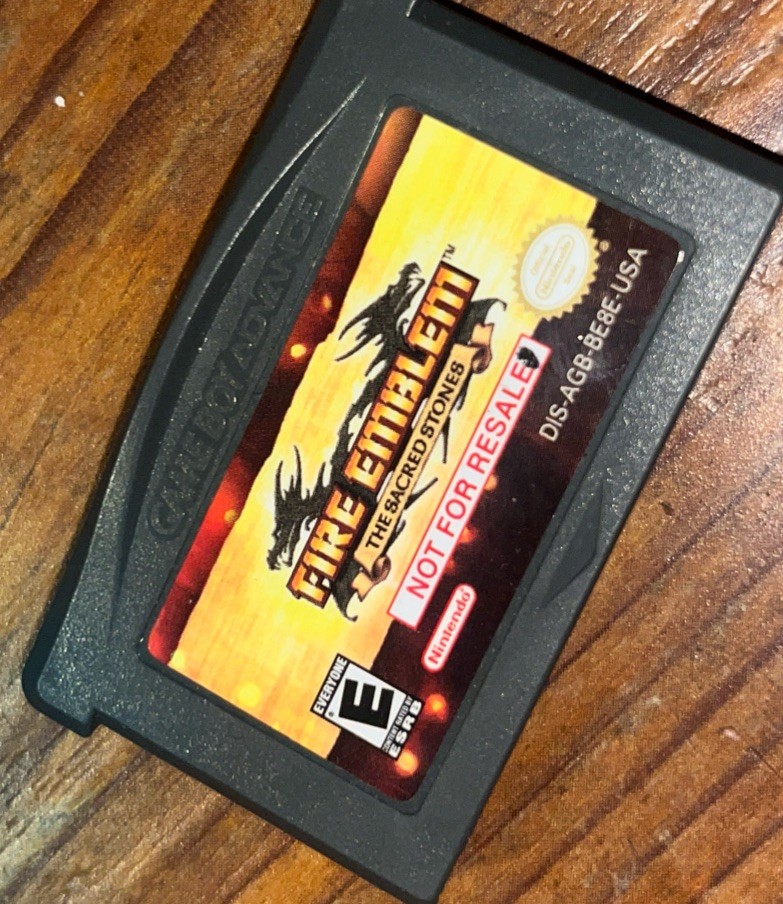 RARE Fire Emblem The Sacred Stones Nintendo GBA - NOT FOR RESALE Edition - SAVES