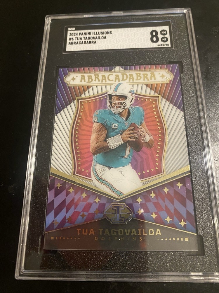2024 Panini Illusions - Abracadabra Tua Tagovailoa #6 Stardust-image