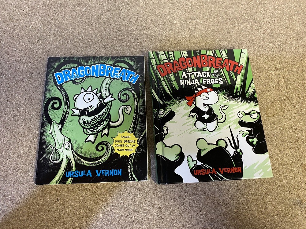 DRAGONBREATH lot of 2 books by Ursula Vernon Mixed Lot