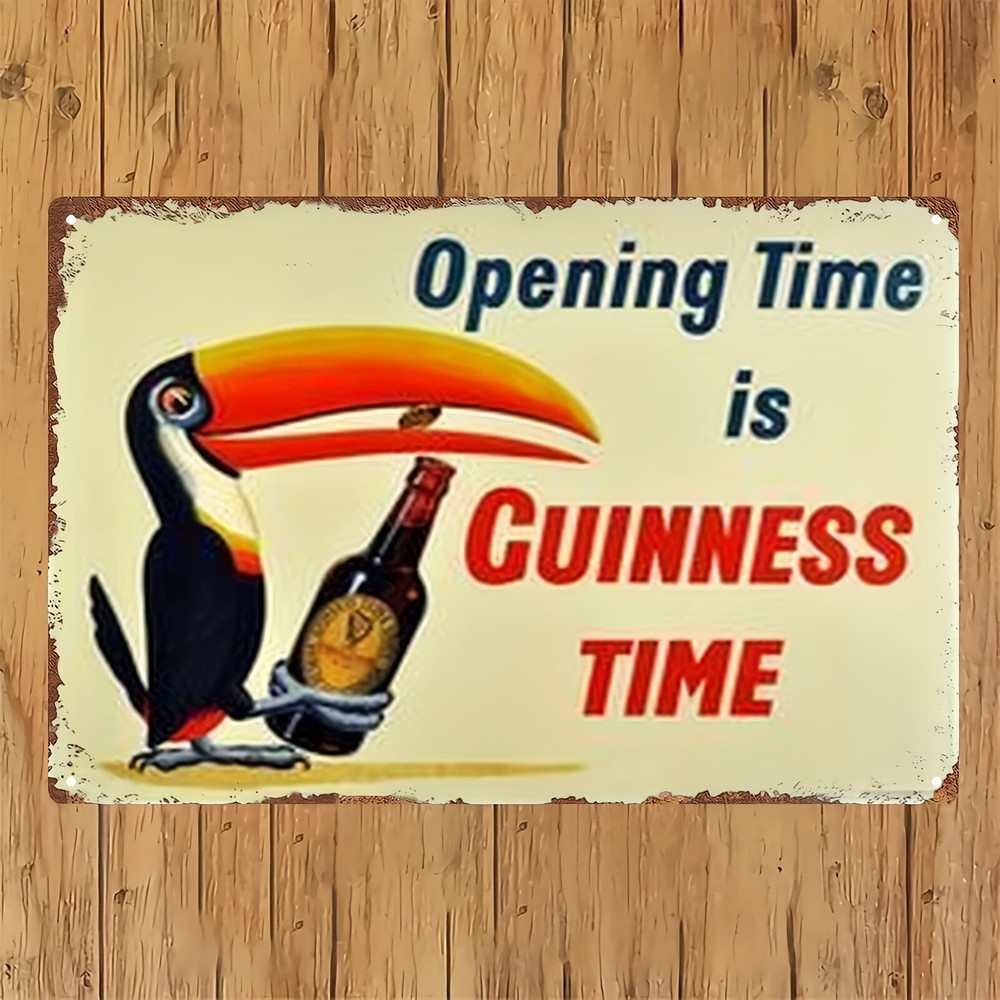 Tin Metal Signs Opening Time is Guinness Time Beer Goodness My Guinness Beer