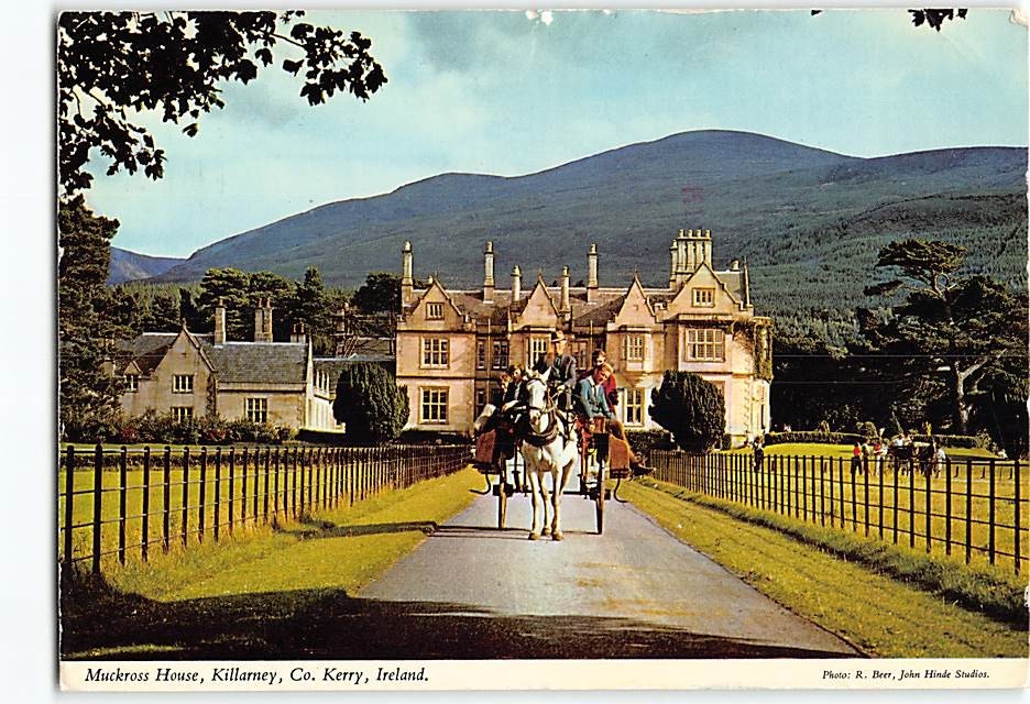 Postcard Muckross House Ireland