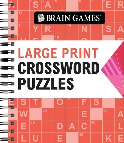 Brain Games - Large Print Crossword Puzzles (Arrow) (Spiral Bound)Another great item from Rarewaves USA | Free delivery!