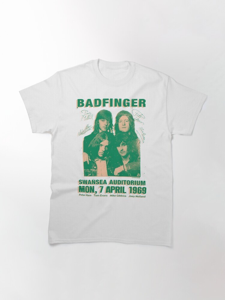 Badfinger - Live in Swansea 1969 Shirt Retro White Unisex S-2345XL