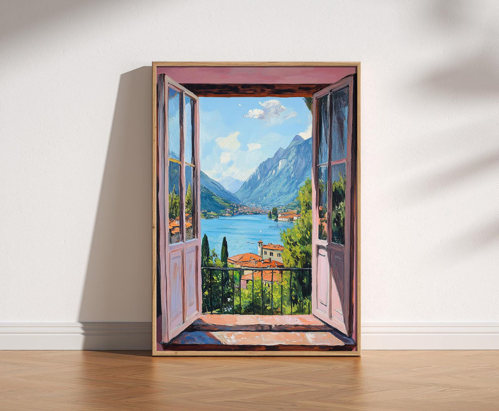 Open Window Mαtissε Style Print Fauvism Mediterranean Wall Art